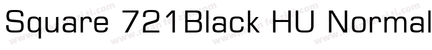 Square 721Black HU Normal字体转换